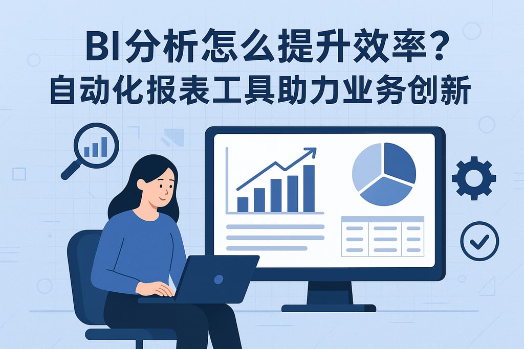 BI分析怎么提升效率？自动化报表工具助力业务创新"